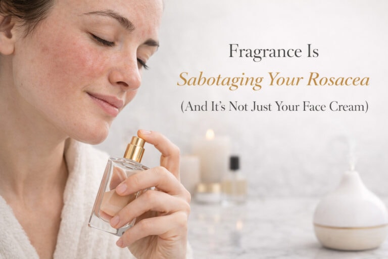 Fragrance in Rosacea. Roots Guard skincare