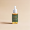GlowRenew Organic Facial Oil for Dry skin with dropper – minimalist product display on cream background